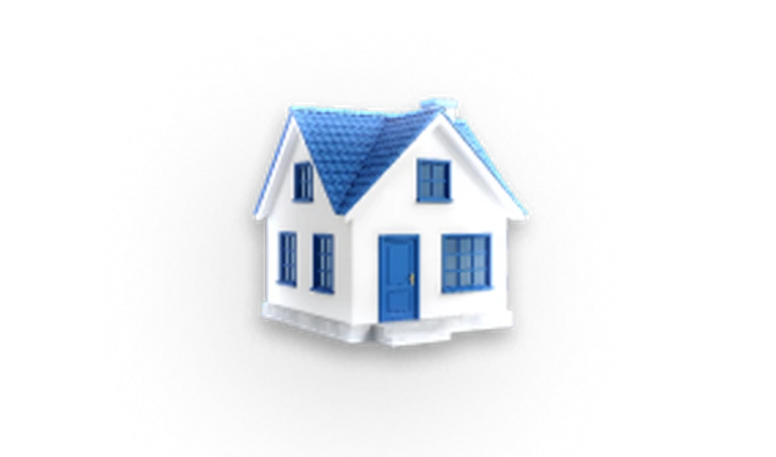 Casa em miniatura 3D